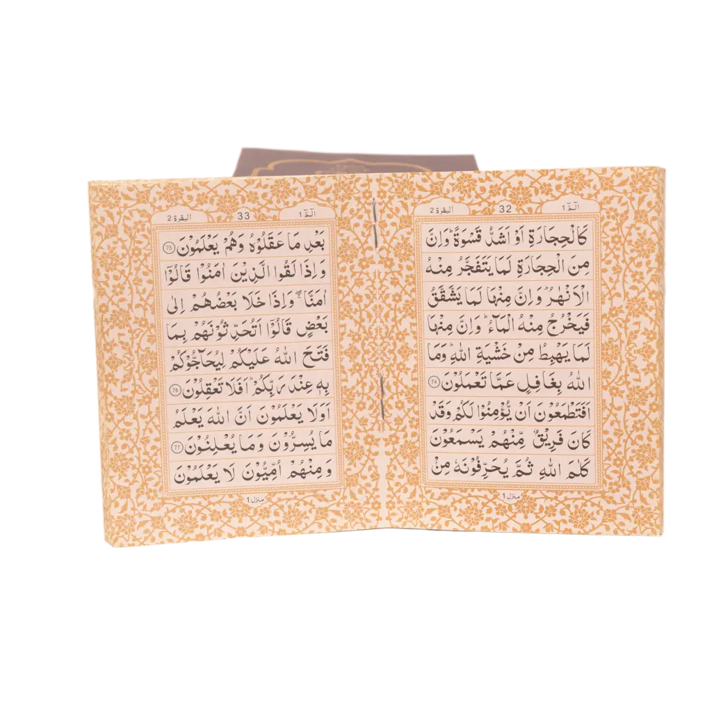 Quran Pak 9 Lines Para Set #95 Inside View Quran Pak 9 Lines Para Set #95 Inside View